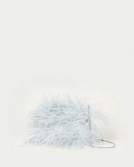 Zahara Mist Mini Feather Pouch | Loeffler Randall