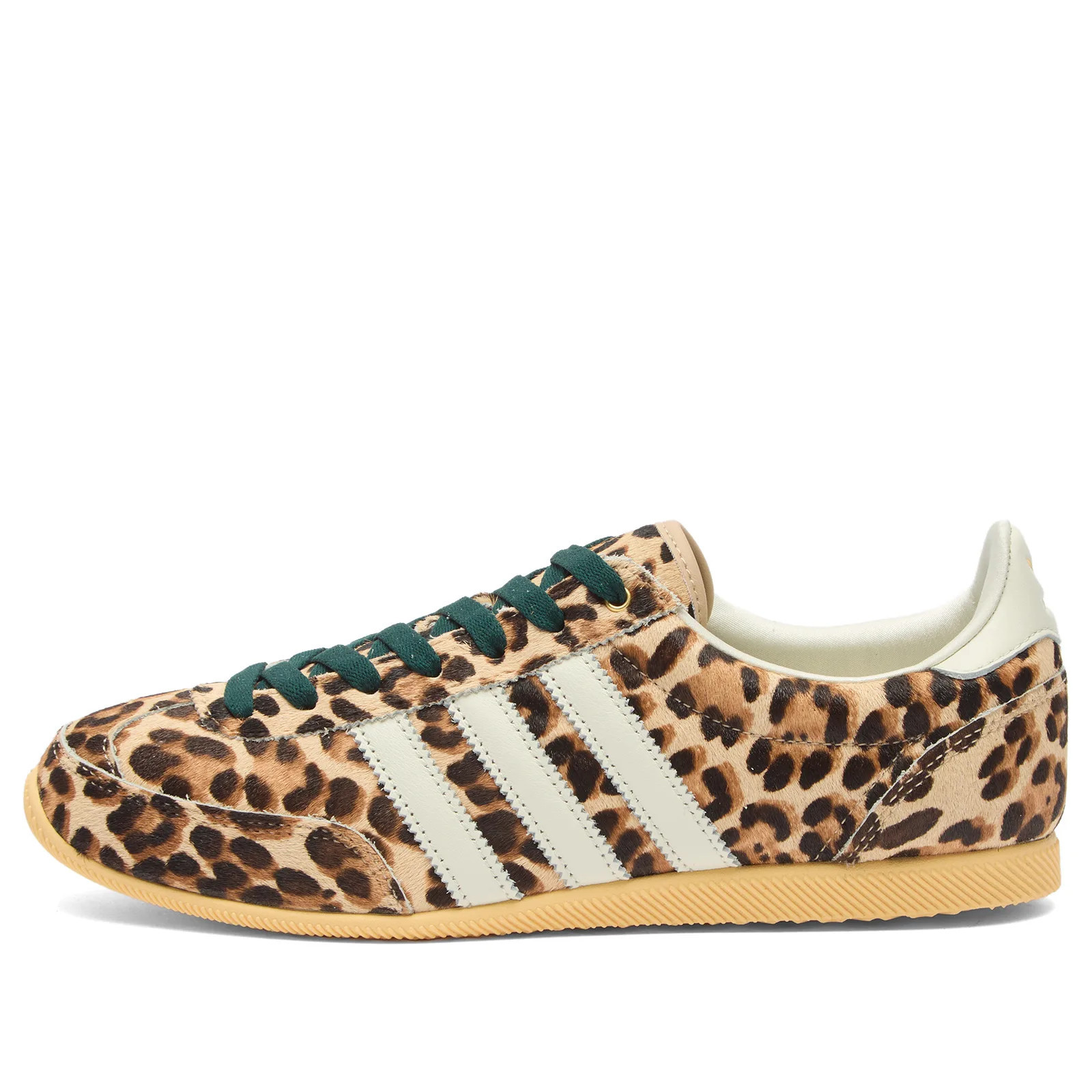 Adidas Women's Japan Leopard Sneakers in Magic Beige/Ivory/Aurora Ivy, Size UK 5.5 | END. Clothing