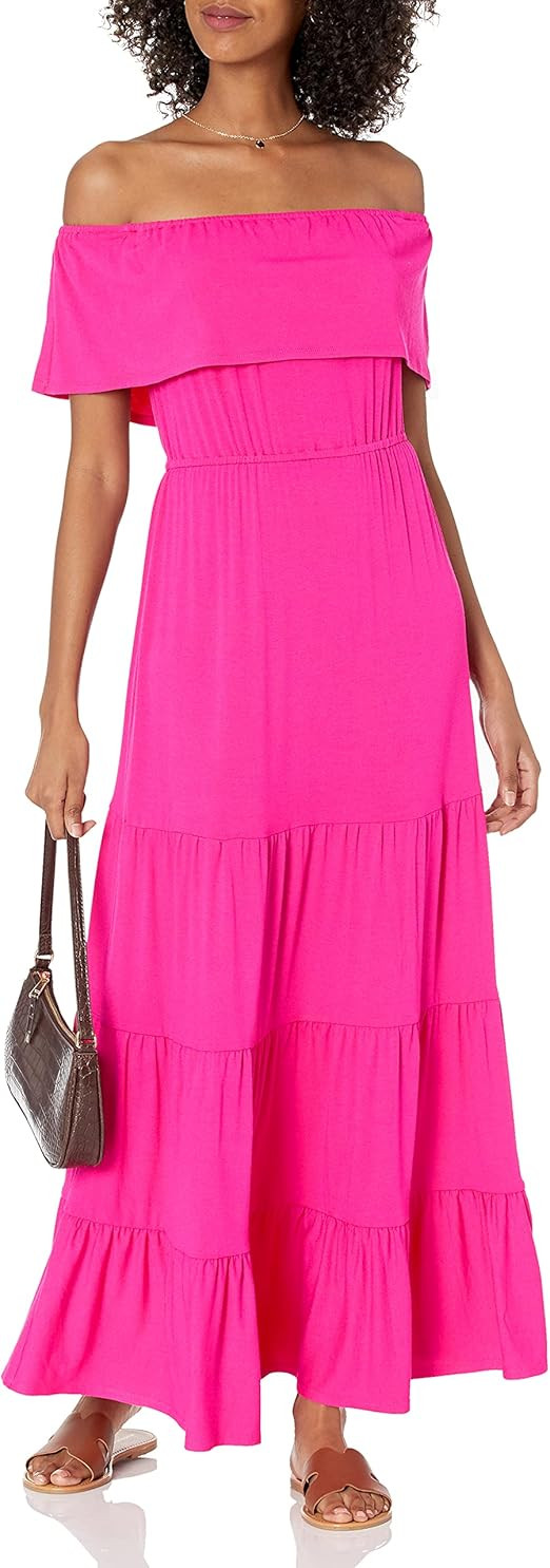 Wild Meadow Women's Off-the-Shoulder Maxi Dress | Amazon (US)