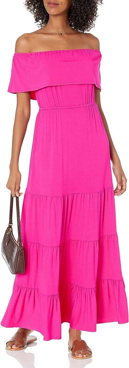 Wild Meadow Women's Off-the-Shoulder Maxi Dress | Amazon (US)