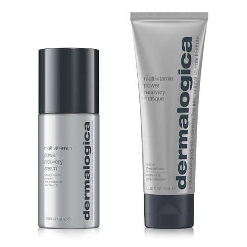 Dermalogica Stressed Skin Recovery System Skin Care Kit, Includes Face Mask and Facial Cream Full Size - Improve Dryness, Fine Lines, and Dullness | Amazon (US)