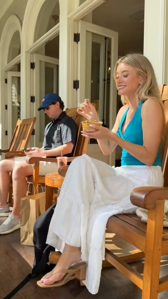 Love these slow mornings.🌺🩵 Last time we were here we were so busy trying to see everything, so it was nice to just take in the quiet moments. We found amazing and unique açaí and coffee at @honolulucoffee attached to the @themoanasurfrider hotel and at the @sunriseshack a few doors down from the hotel. Coconut macadamia nut everythingggg 🌅🍓🍌🥥 

Top: @anthropologie 
Skirt: @aritzia
Bag: @cultgaia 
Shoes: @stevemadden x @revolve 
#oahu #honolulu #waikikibeach #acai #anniversary #hawaii #hawaiifood #hawaiihotel #moanasurfrider

#LTKSummerEdit #LTKTravel #LTKSwim