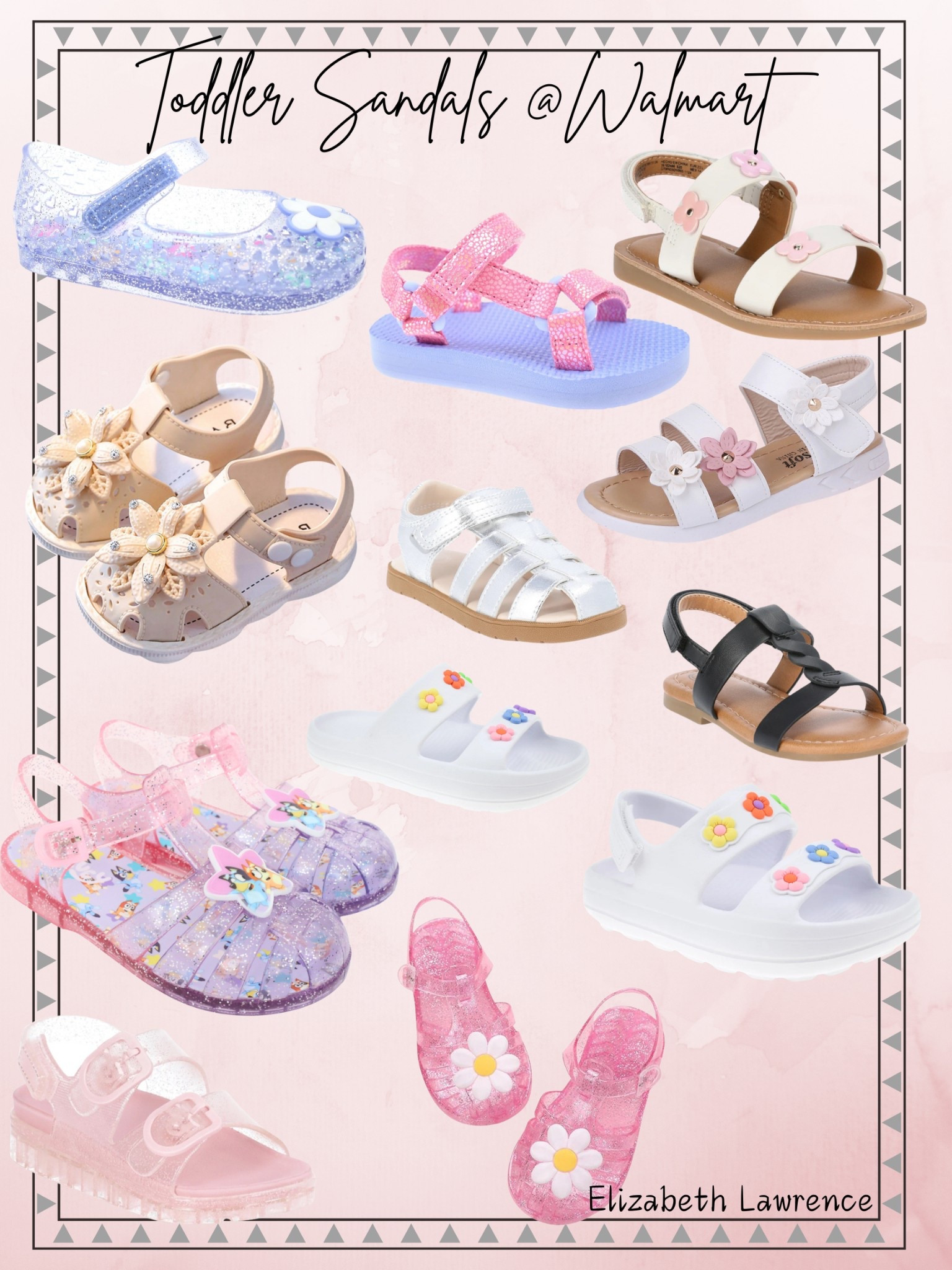 Toddler sandals at Walmart. Such cute options. Most for under $10!!

#LTKBaby #LTKKids #LTKSeasonal