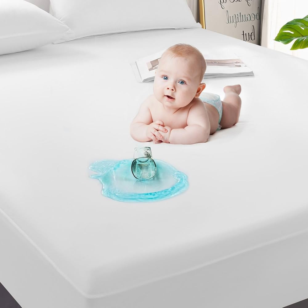 GRT 2 Pack 100% Waterproof Mattress Protector Twin Size, Breathable & Noiseless Waterproof Mattre... | Amazon (US)