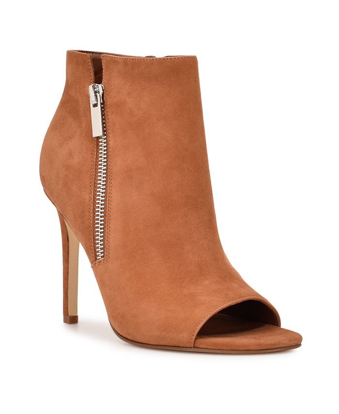 Nine West Women's Izip Peep Toe Booties & Reviews - Booties - Shoes - Macy's | Macys (US)