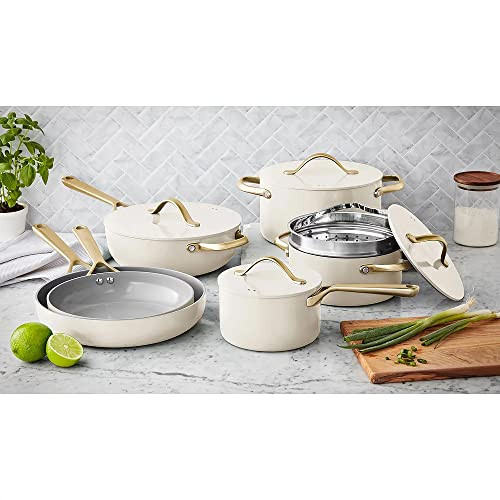 Member's Mark MEMBER'S 11-Piece Modern Ceramic Cookware Set In Cream 2x3x6 | Amazon (US)
