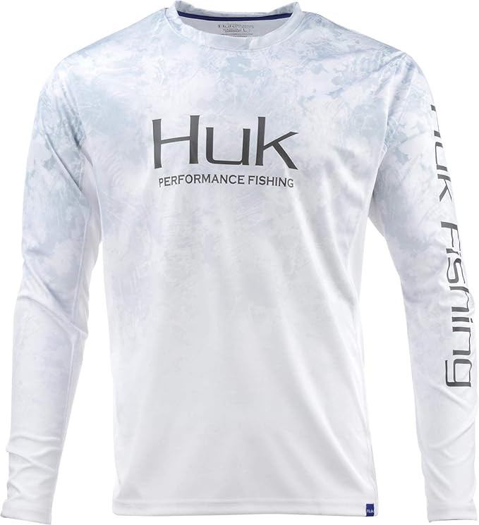 HUK Men's Icon X Camo Long Sleeve Performance Fishing Shirt | Amazon (US)