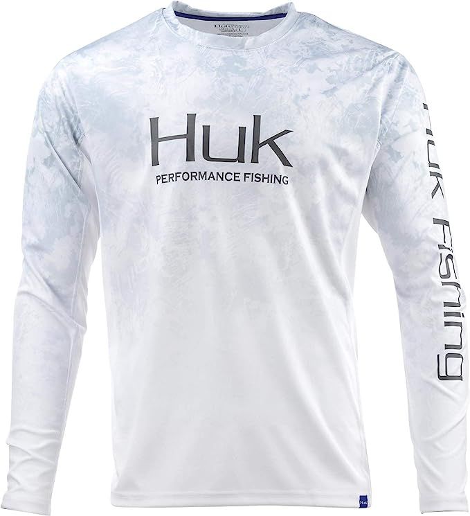 HUK Men's Icon X Camo Long Sleeve Performance Fishing Shirt | Amazon (US)