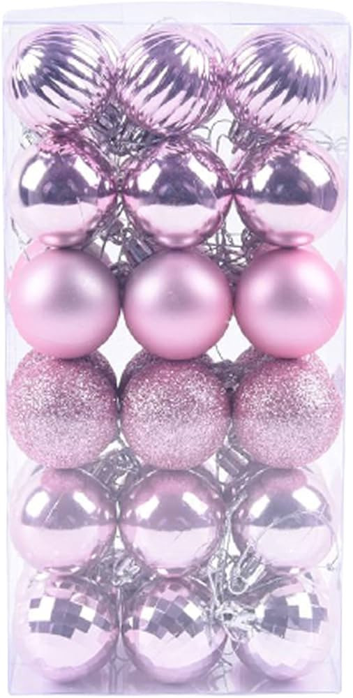 Christmas Ball Ornaments for Christams Decorations, 36Pcs Shatterproof Anti-deform Plastic Decora... | Amazon (US)