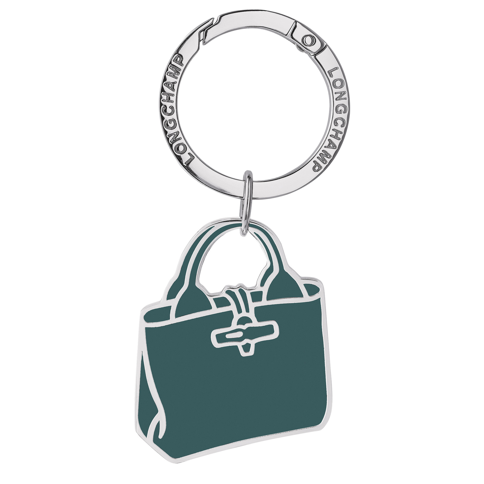 Le Roseau Keyring Cedar - Metal | Longchamp US | Longchamp