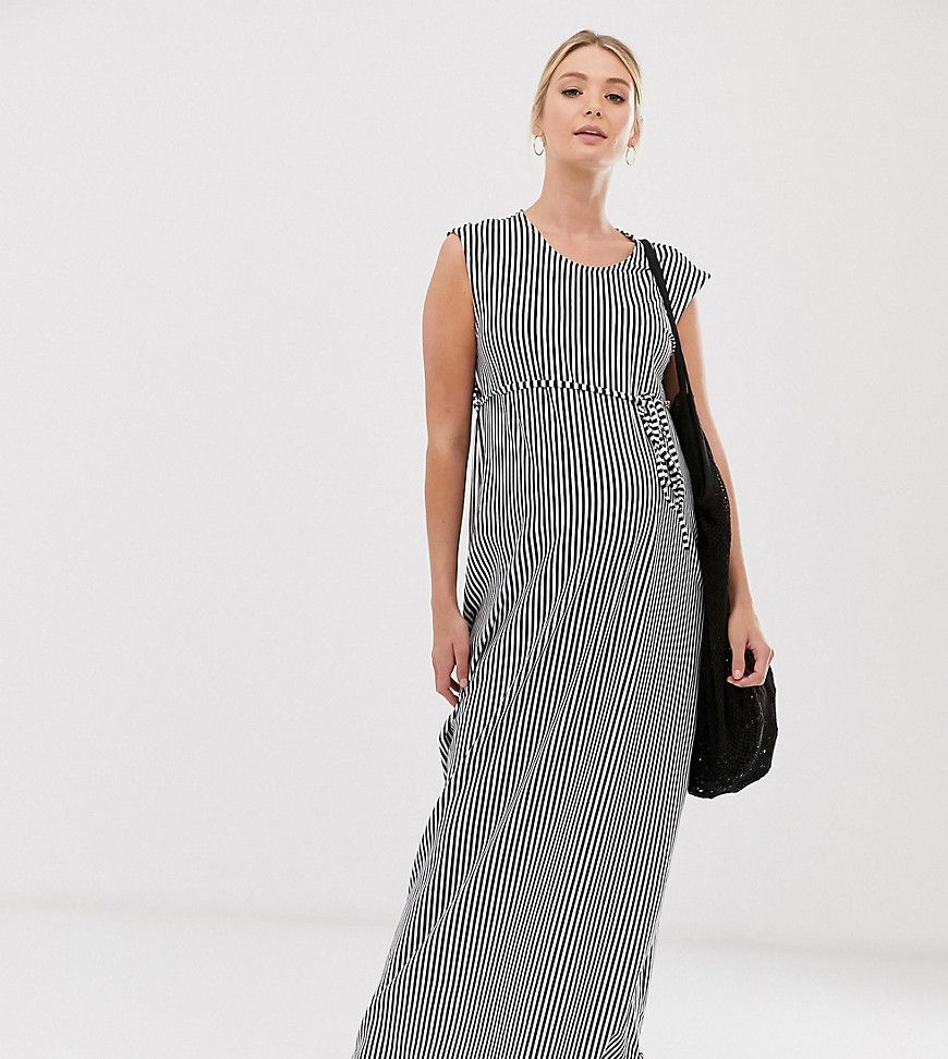 Glamorous Bloom maxi dress in stripe-Black | ASOS (Global)