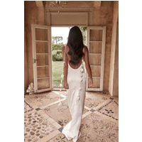 Elenora Rose Gown - White I MESHKI I Size XXL | MESHKI US