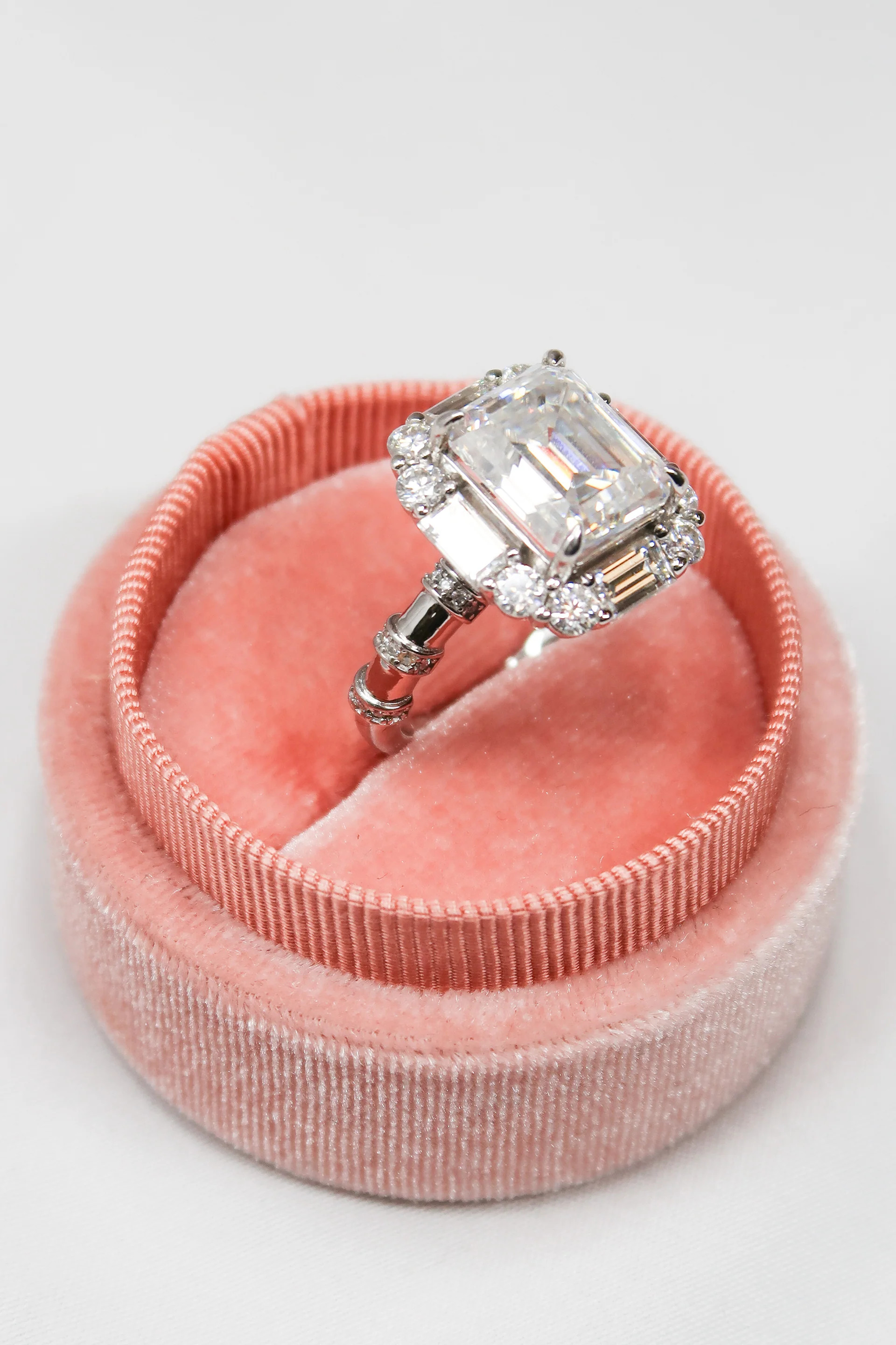 The Coronation 6 Carat .925 Sterling Silver Moissanite Ring | KC Chic Designs