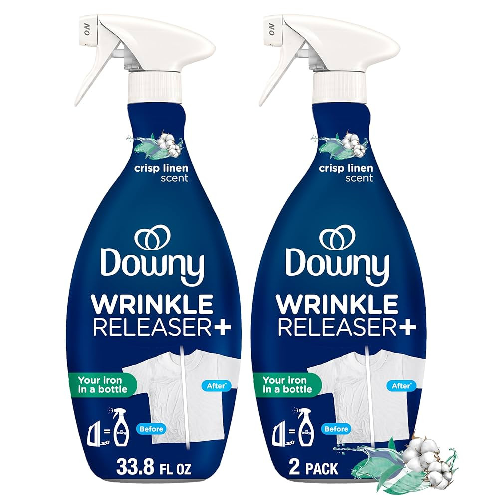 Downy Wrinkle Releaser Spray, All In One Formula, Removes Wrinkles, Static and Odor Eliminator, C... | Amazon (US)