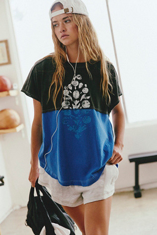 Logo Swerve Splice Tee | Free People (Global - UK&FR Excluded)