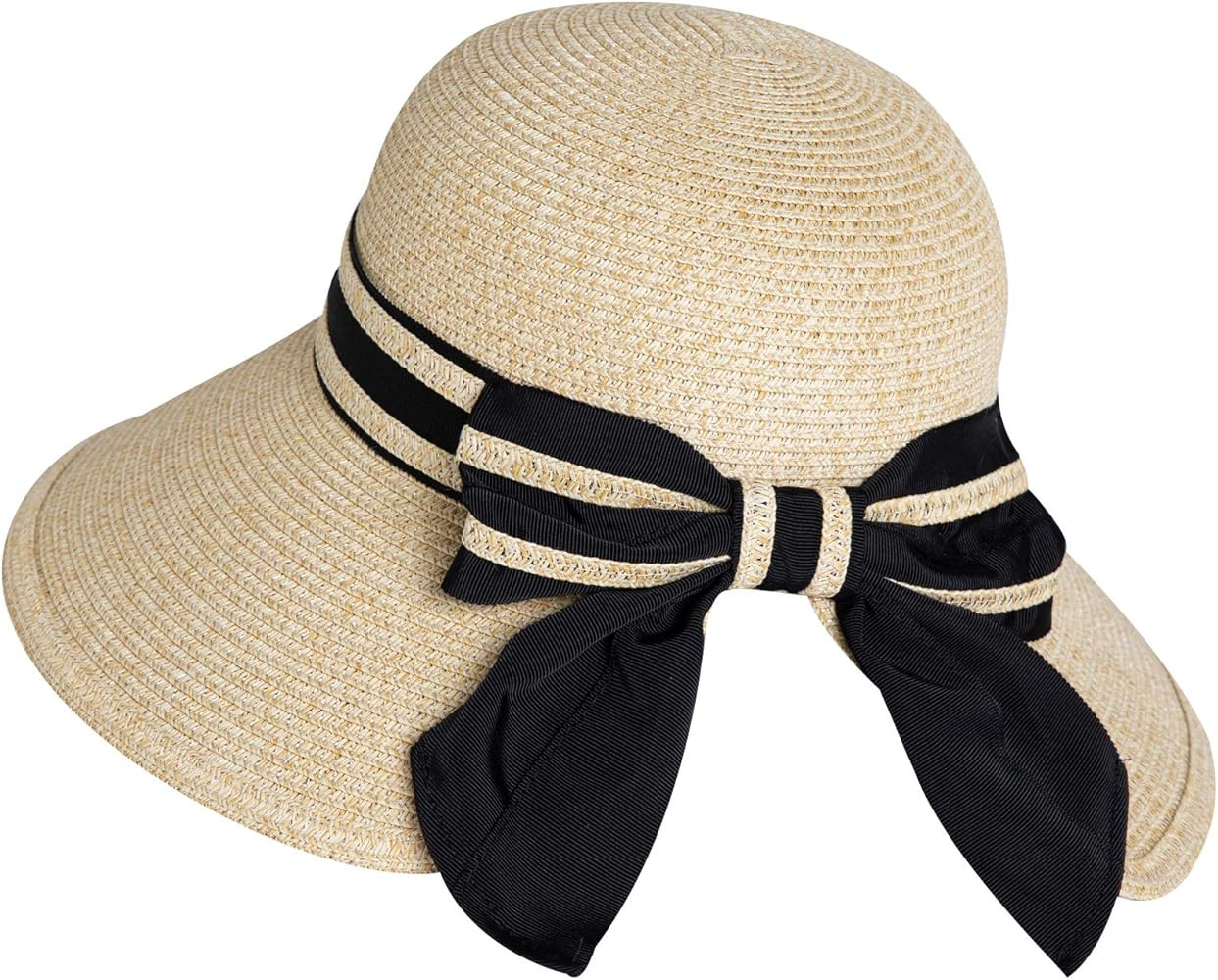 Comhats Summer Beach Sun Hats for Women Wide Brim UV Protection UPF 50+ Foldable Packable | Amazon (US)