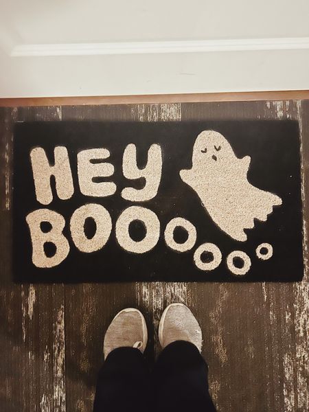 Hey Boo 👻 this mat is the cutest thing 

#LTKSeasonal #LTKHalloween #LTKhome