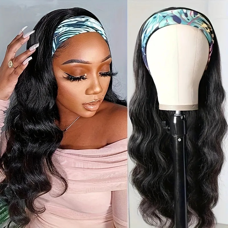 Headband Wigs Body Wave Human Hair Wigs With Headband Easy Wear And Go Wigs Glueless Natural Colo... | Temu Affiliate Program