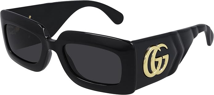 Gucci Marmont Sunglasses GG0811S 001 Black 53mm 811 | Amazon (US)
