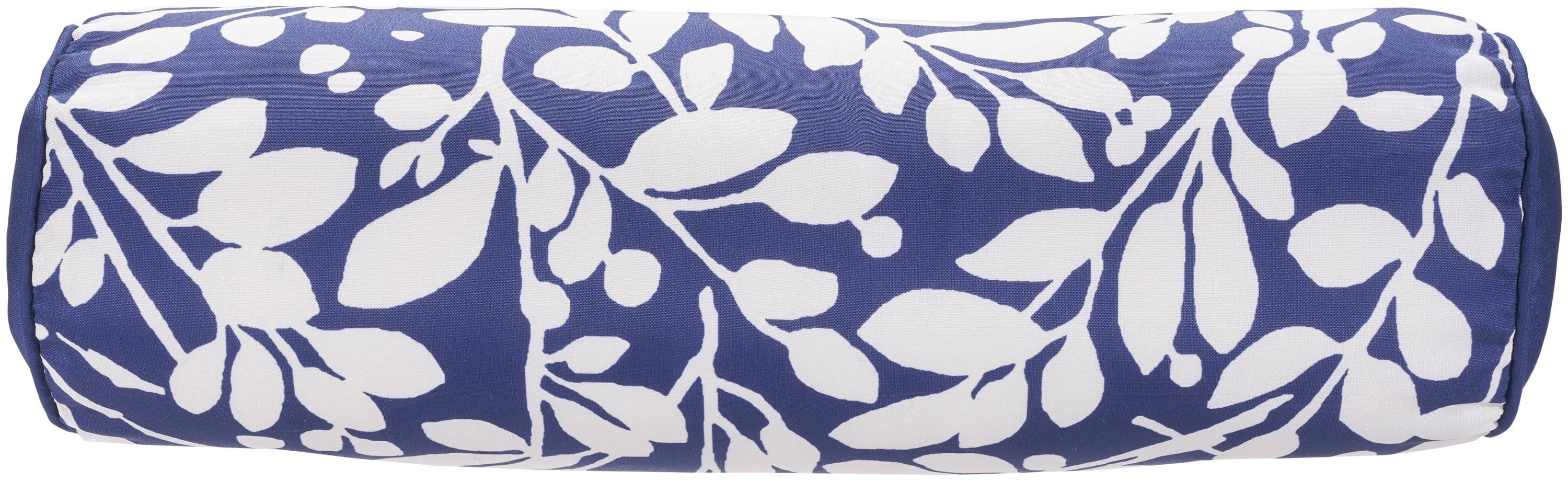 Waverly Leaf Storm 6" x 20" Navy Indoor/Outdoor Washable Throw Pillow | Walmart (US)