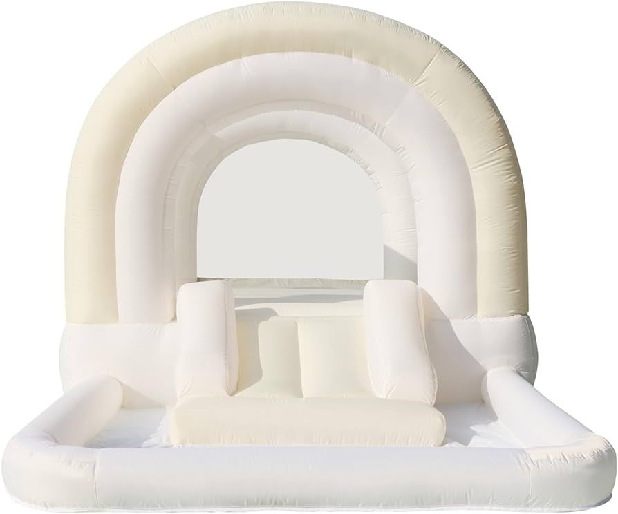Bounceland Daydreamer Creamsicle Bounce House w/Ball Pit, Neutral Bouncer, 11.8 ft L x 6.9 ft W x... | Amazon (US)