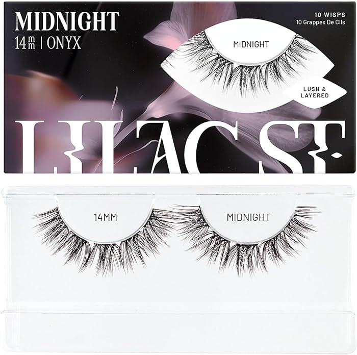 Lilac St - Midnight Dramatic Faux Eyelash Clusters (14mm) - Dark & Lush - DIY Lash Extension Wisp... | Amazon (US)