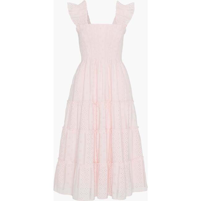 Hill House Home | The Ellie Nap Dress, (Pink Broderie Voile, Size Large) | Maisonette | Maisonette