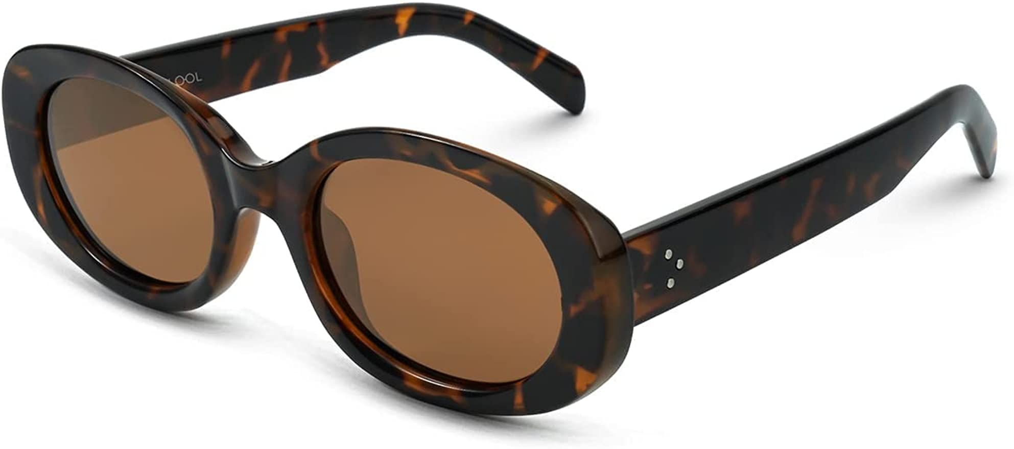 Zeelool Retro Oval Sunglasses for Women Polarized 90s Sunglasses Vintage Shades ZSP0058 | Amazon (US)