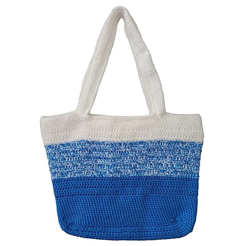 Shoulder Handbag Crochet Tote, Large Crochet Tote Bag, Lined Crochet Shoulder Bag, Crochet Tote B... | Amazon (US)
