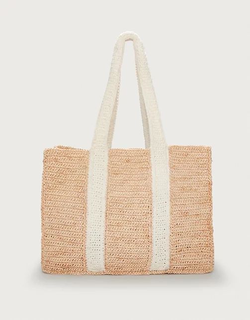 Raffia Crochet Beach Bag | The White Company (US & CA)