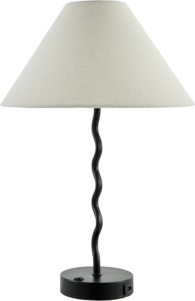 Mark&Day Table Lamps, Katoya Cottage Black Bedside Table Set of 2 Lamp for Nightstand Bedroom, Li... | Amazon (US)