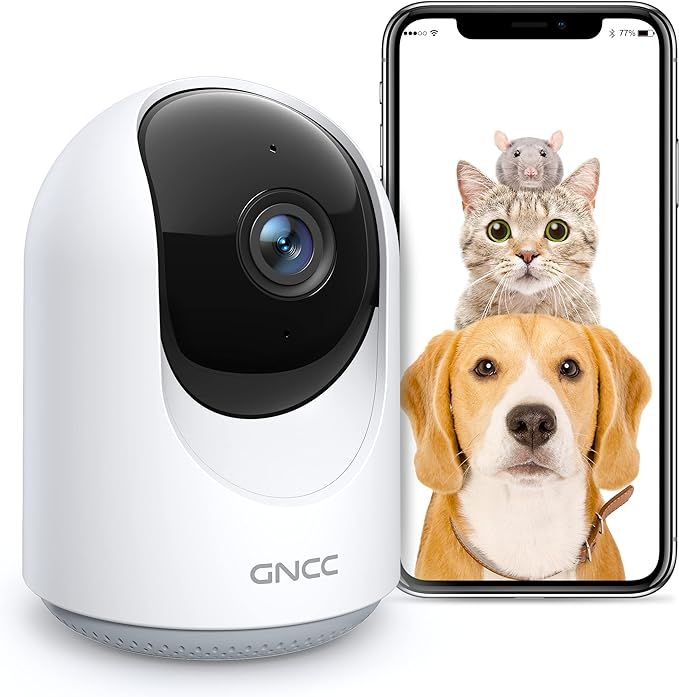 Pet Camera, Indoor Camera for Baby/Pet/Security, Security Camera,WiFi IP Camera, 2-Way Audio, Man... | Amazon (US)