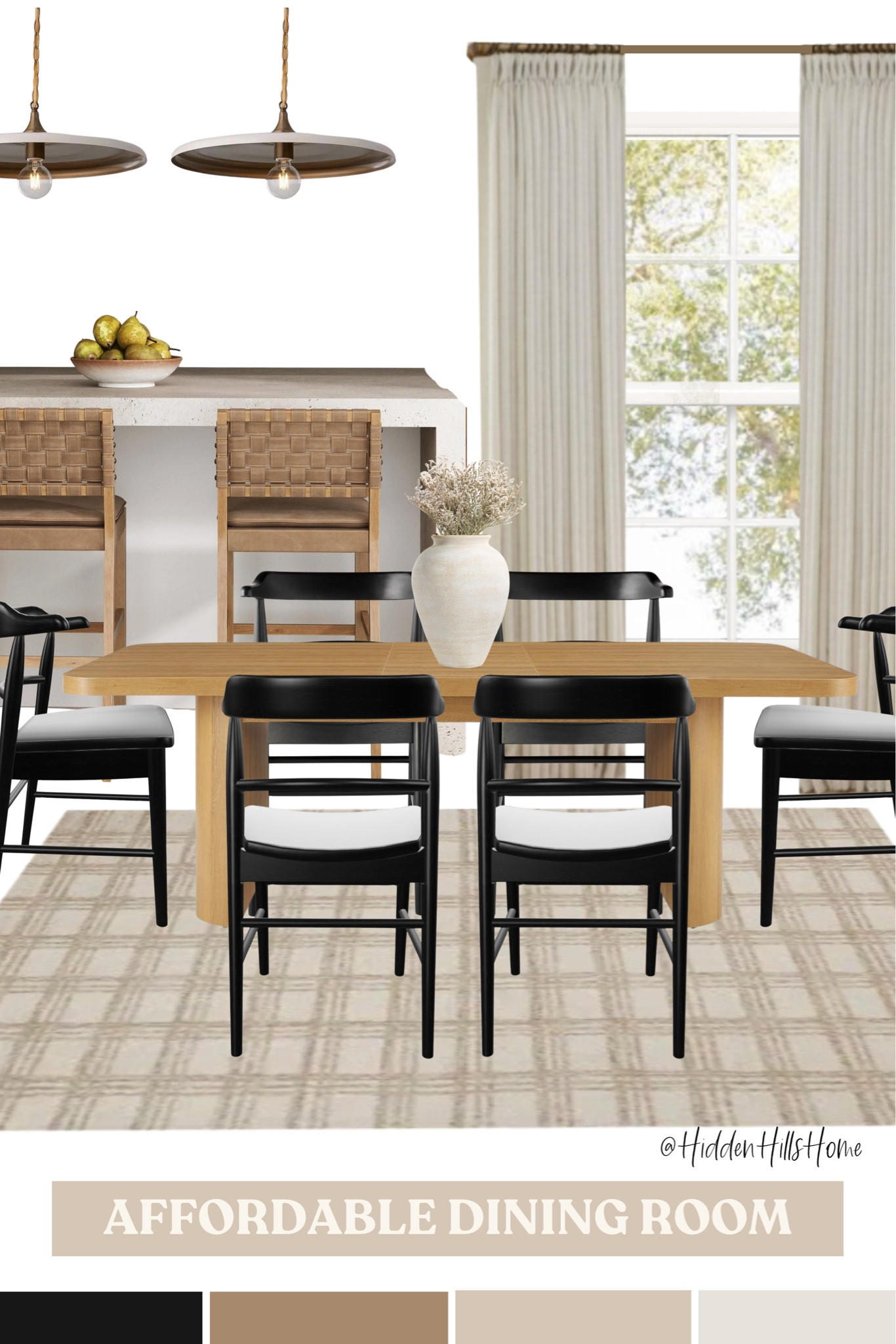 Dining room decor, affordable dining room mood board, dining table, dining chairs #diningroom

#LTKHome #LTKStyleTip #LTKSaleAlert