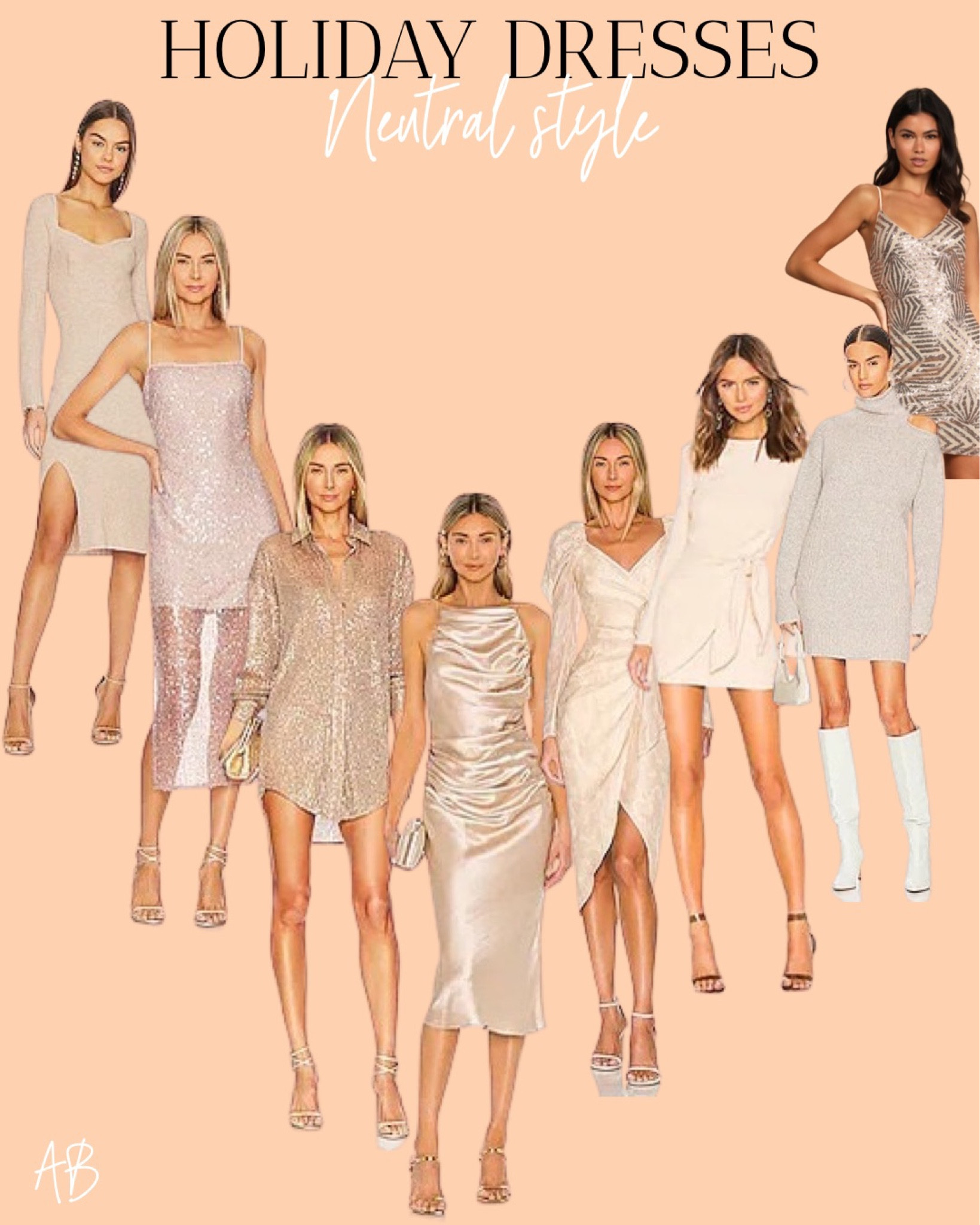 Neutral holiday outfits 

#LTKHoliday #LTKunder100 #LTKunder50