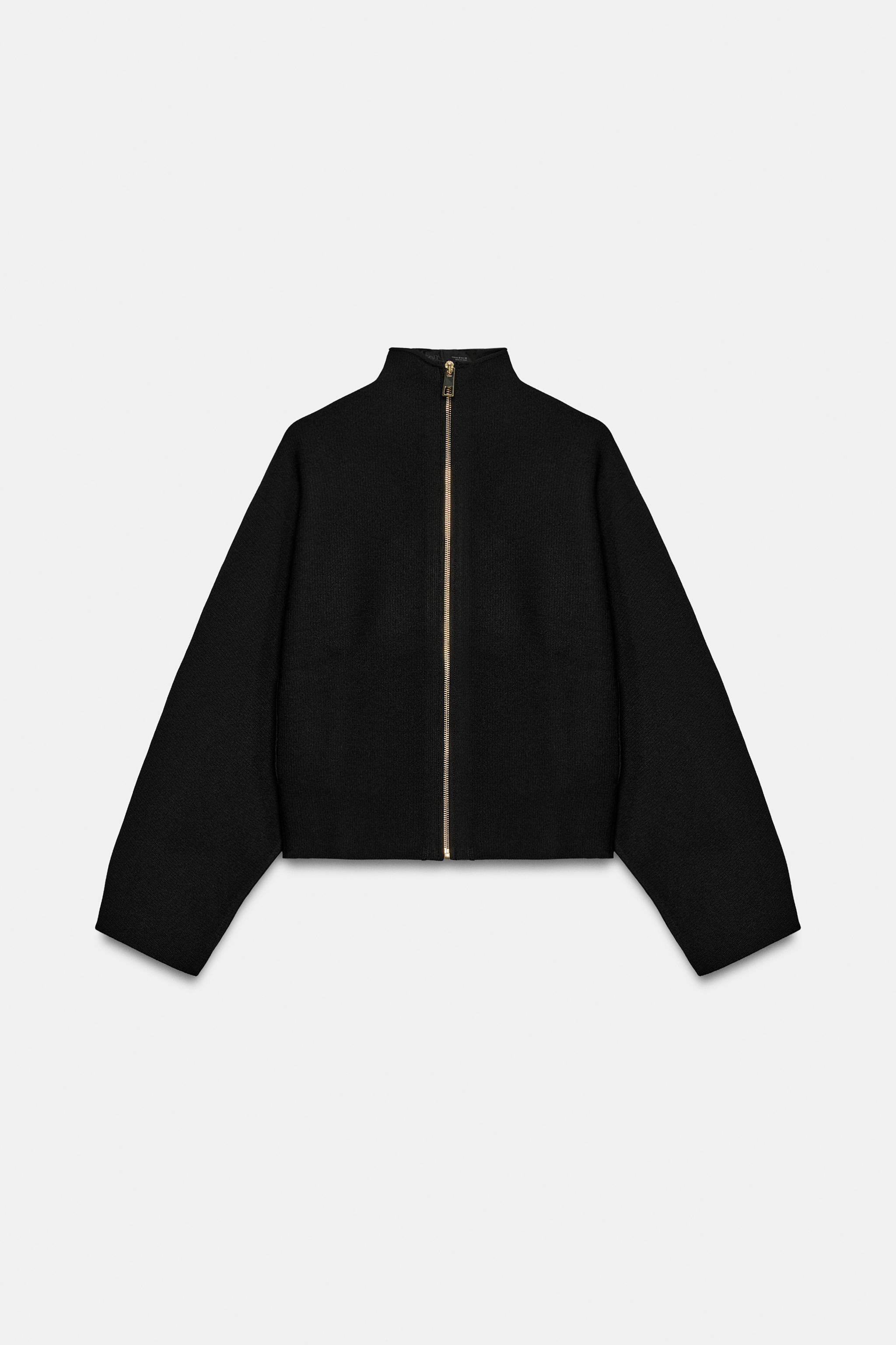 ZIP-UP KNIT CARDIGAN | Zara DE