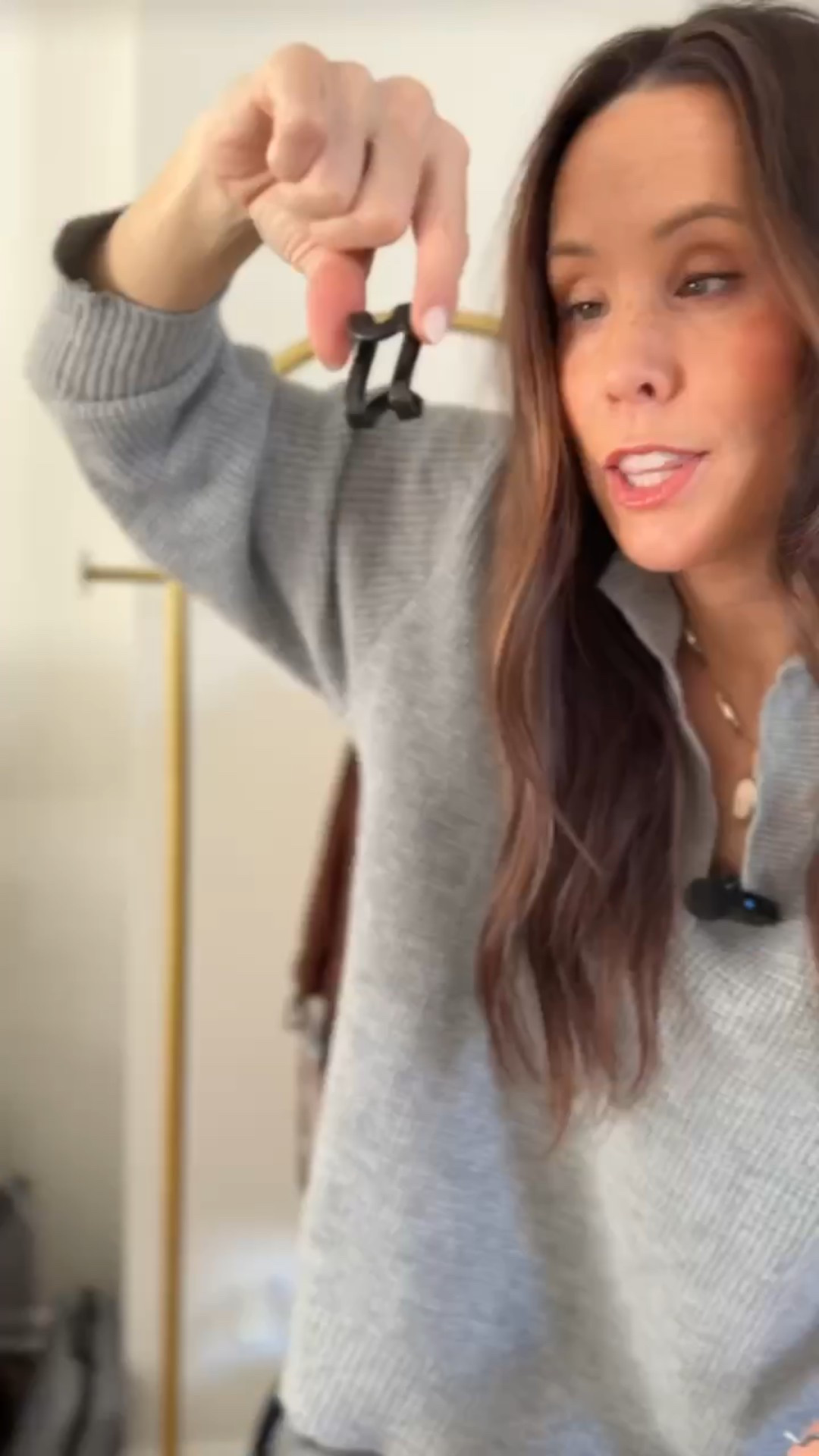 You didn’t know your matching sets were being stored wrong… me neither, until now 😂 Total game changer, and I have way too many sets to hang!#LTKStyleTip 

#LTKFindsUnder50 #LTKHome