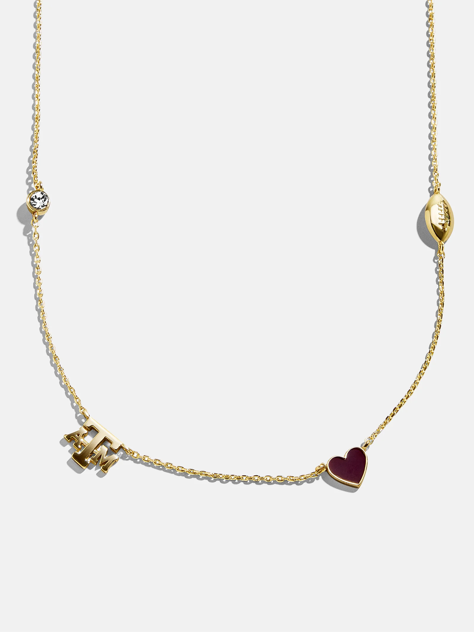 Texas A&M University Spaced Charm Necklace - Texas A&M University | BaubleBar