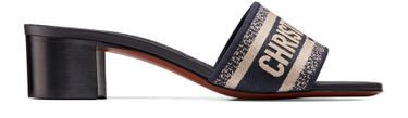 Dway in embroidered cotton mules - DIOR | 24S US