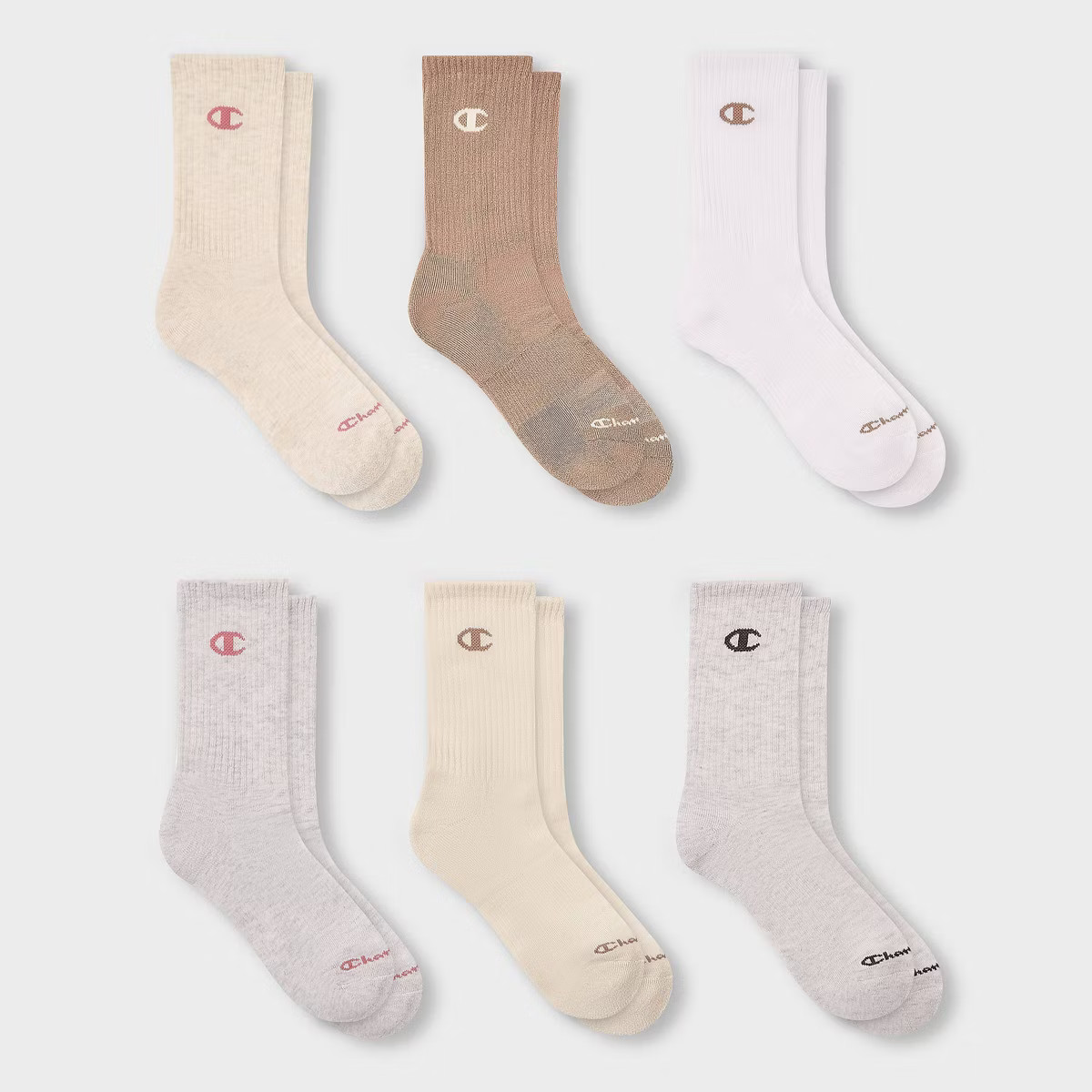 Champion Women's 6pk Crew Socks | Target