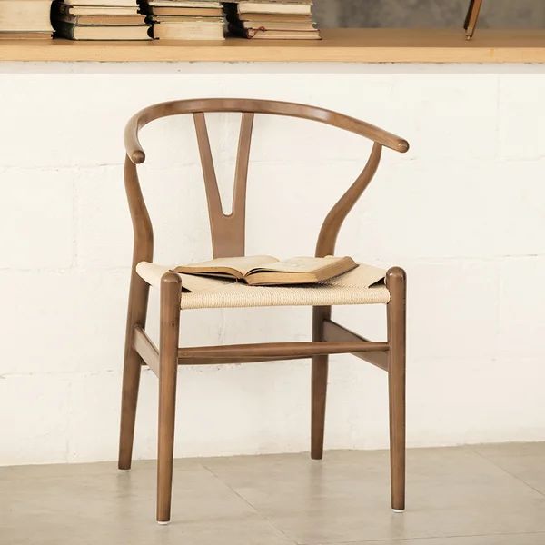 Gunnur Solid Wood Stacking Arm Chair | Wayfair North America
