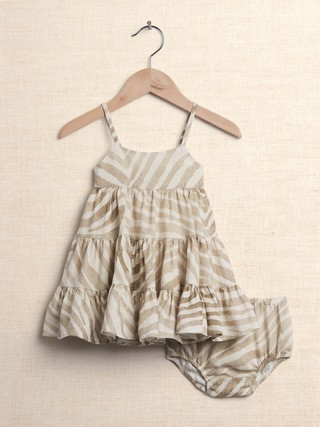 Baby Linen Tiered Dress | Banana Republic (US)
