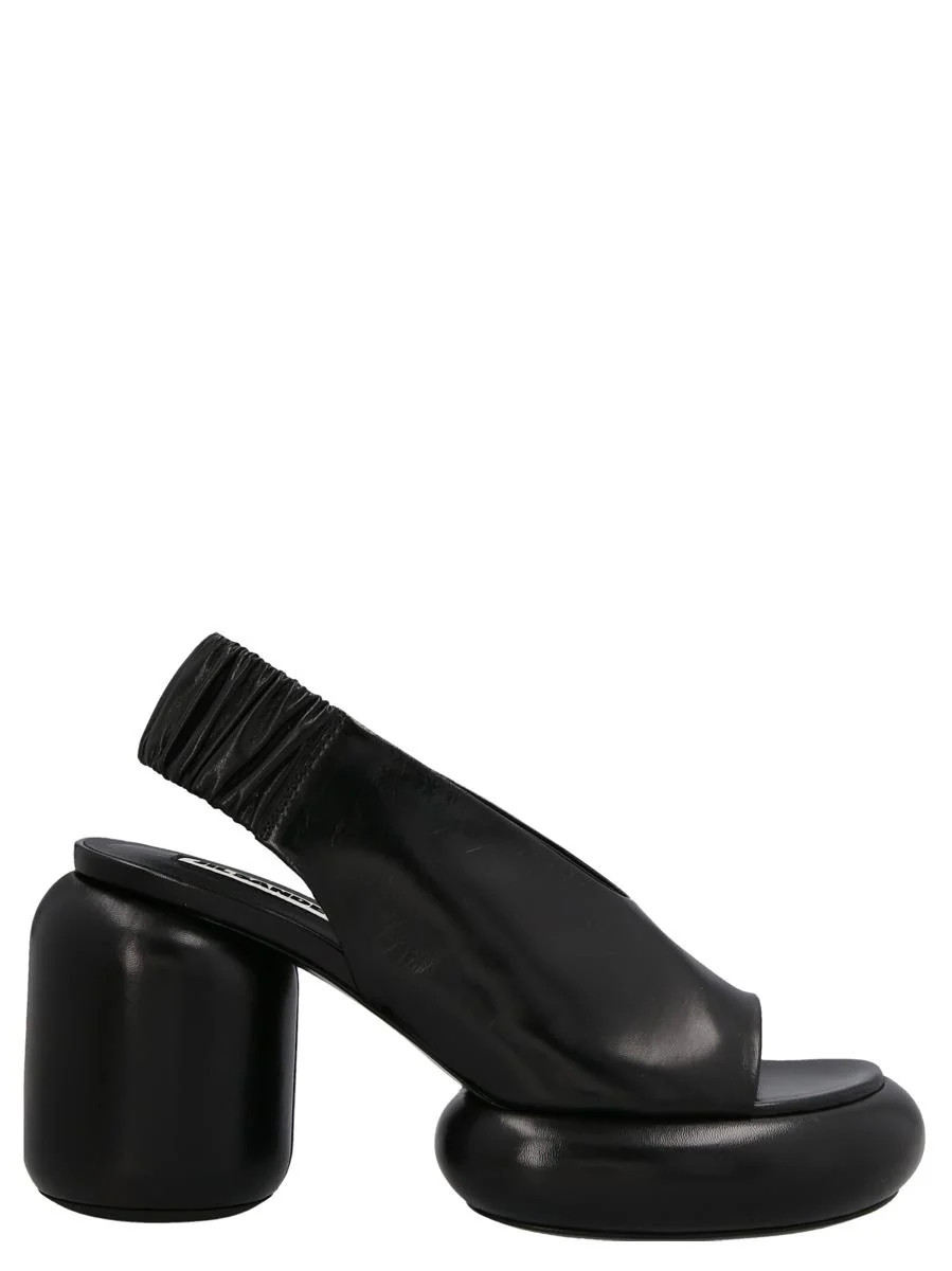 Jil Sander Padded Heel Sandals | Baltini