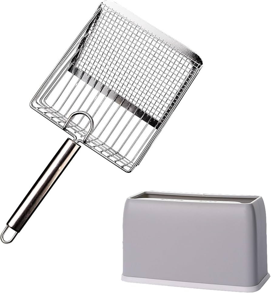 Cat Litter Scoop, Metal Scooper, Deep Shovel, Ergonomic Handle, Kitten Poop Sifting, Durable, Hea... | Amazon (US)