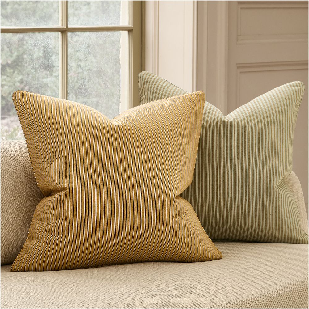 Pierce &amp; Ward Mini Stripe Pillow Cover | West Elm (US)