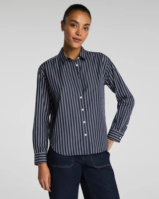 SPANX® Poplin Oversized Button-Up Shirt | Spanx