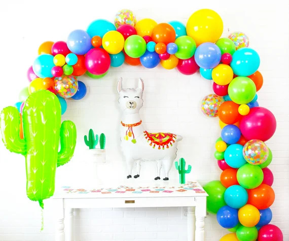 Fiesta Balloon Garland Kit | Cinco De Mayo Balloon Garland | Fiesta Party Decor | First Fiesta Ba... | Etsy (US)