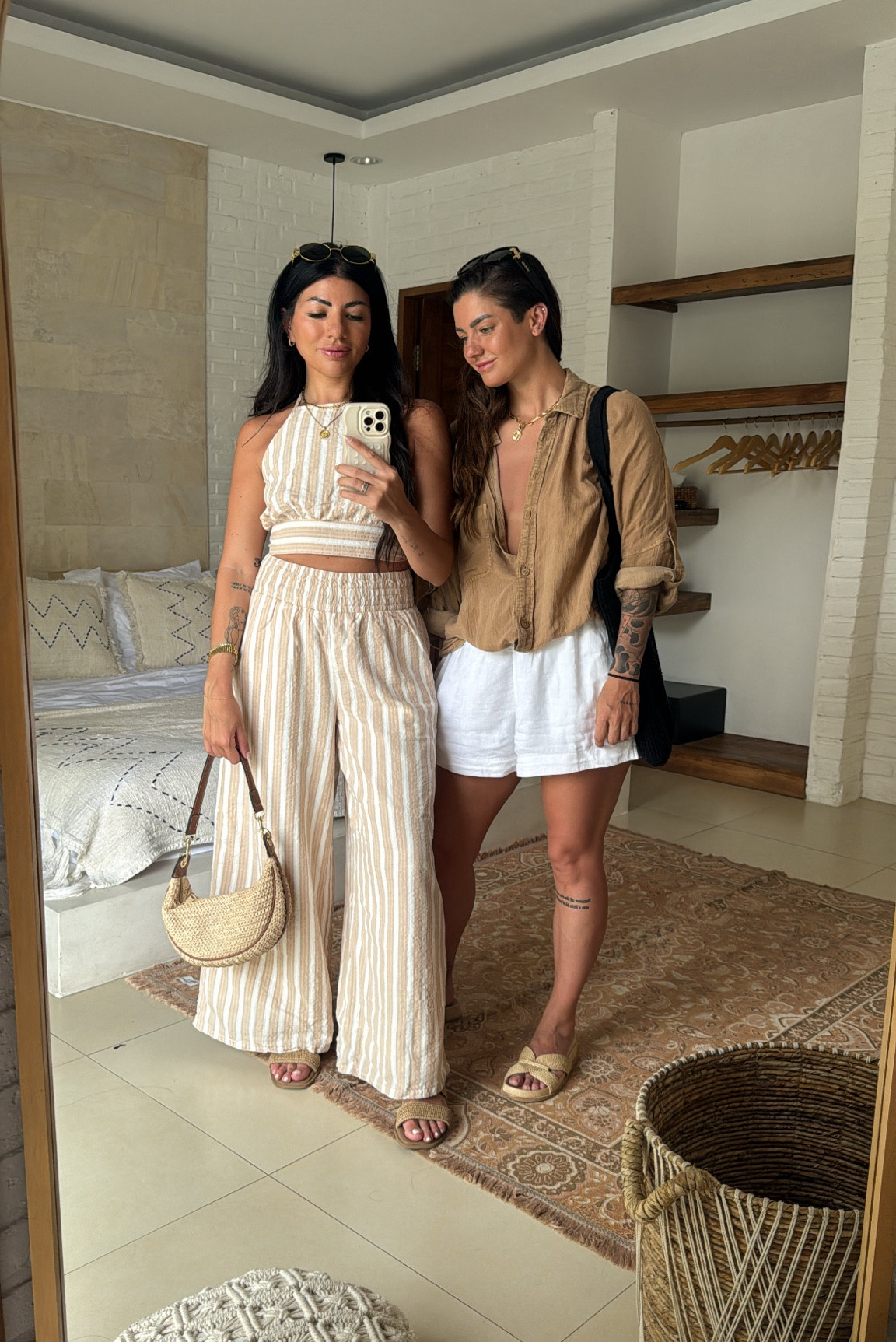 Vacation Outfits are in full swing! 

Bali is very hot and humid so we are living in linen sets and obviously coordinating ☀️

#vacationoutfits #ootd 

#LTKeurope #LTKSeasonal #LTKtravel