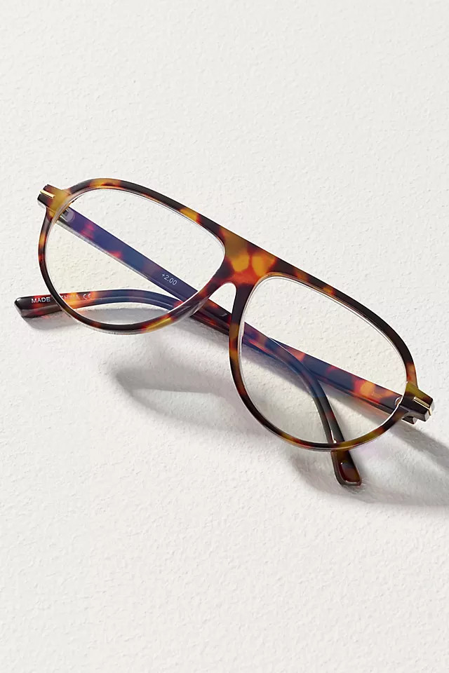 Patterned Aviator Readers | Anthropologie (US)