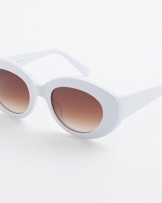 White Oval Sunglasses | Chico's