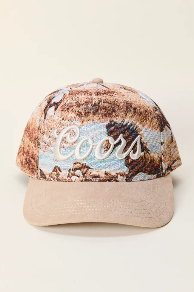 Coors Tapestry Trucker Hat | Pink Lily